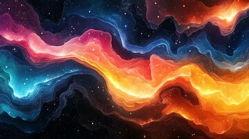 神秘梦境抽象画