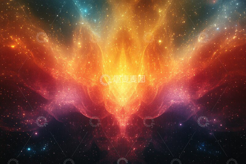 高清大图下载【趣麦麦图】脉冲分形设计2