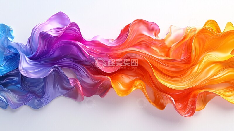 高清大图下载【趣麦麦图】波浪形状抽象设计3