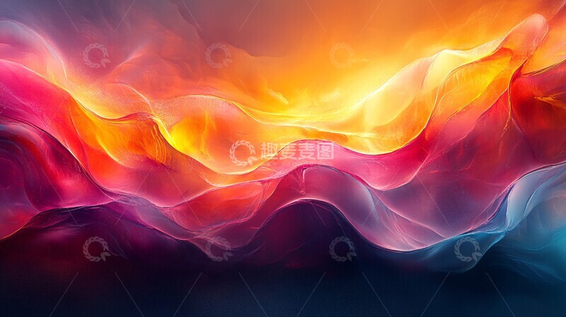 高清大图下载【趣麦麦图】流动能量流动能量线条2