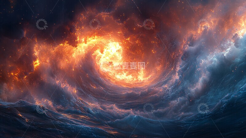 高清大图下载【趣麦麦图】粒子化波粒子能量变换1