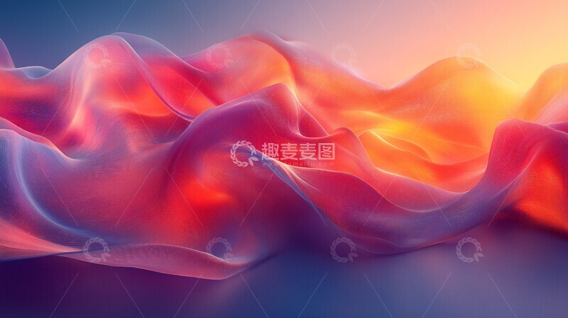 高清大图下载【趣麦麦图】流动能量流动能量线条3