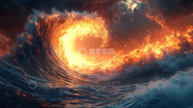 高清大图下载【趣麦麦图】粒子化波粒子能量变换