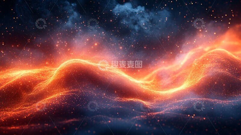 高清大图下载【趣麦麦图】能量波光绘艺术3