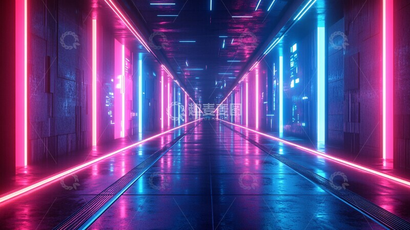 高清大图下载【趣麦麦图】未来数字之力1