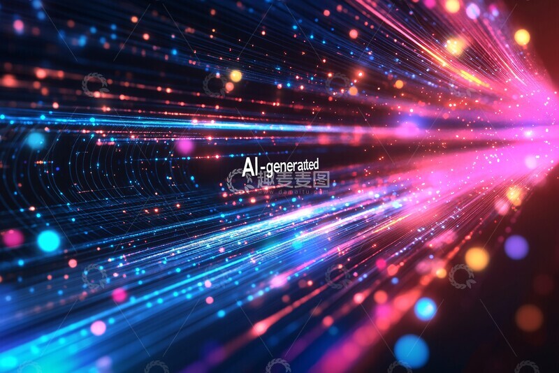 高清大图下载【趣麦麦图】光纤数据传输线