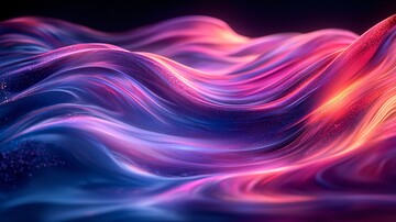 黑底蓝紫渐变流体2