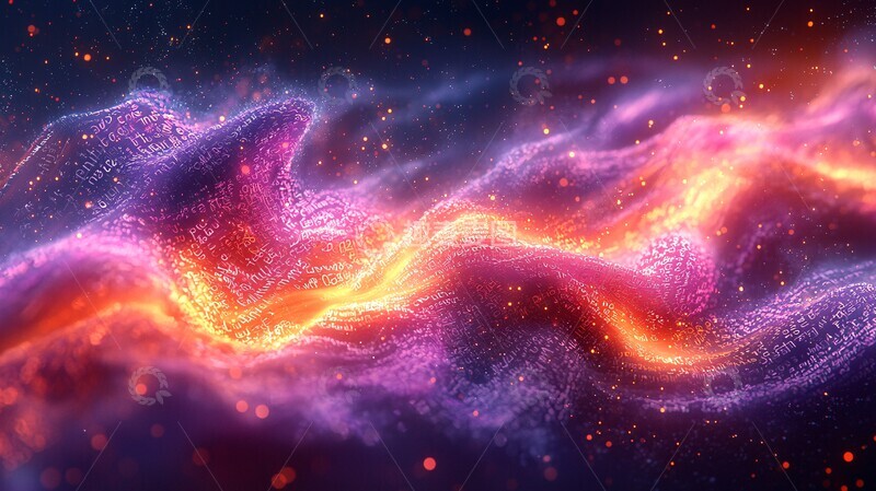 高清大图下载【趣麦麦图】文字画笔变幻1