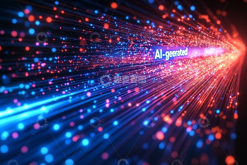 高清大图下载【趣麦麦图】光纤数据传输线1