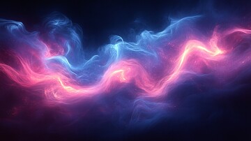 蓝粉光影树形图案3