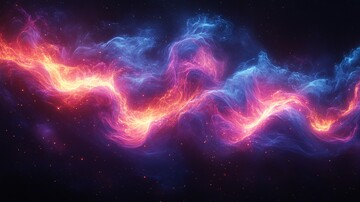 蓝粉光影树形图案2