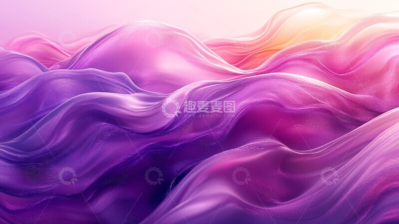 高清大图下载【趣麦麦图】紫色波纹动态图1
