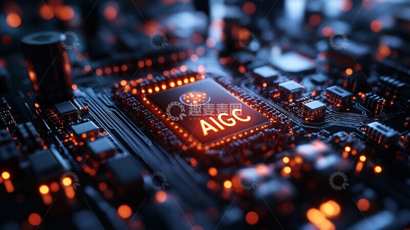 高清大图下载【趣麦麦图】数字光影汇聚1