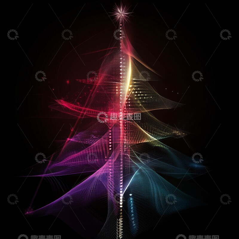 高清大图下载【趣麦麦图】编程产品圣诞树特卖1