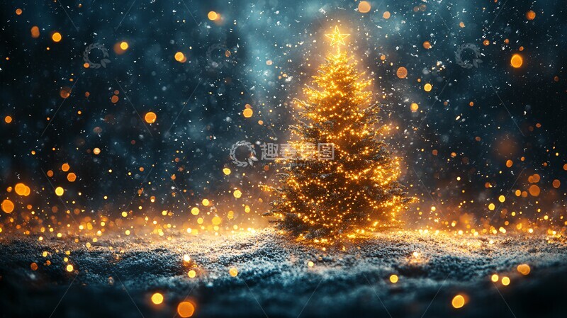 高清大图下载【趣麦麦图】新年或圣诞树二进制3