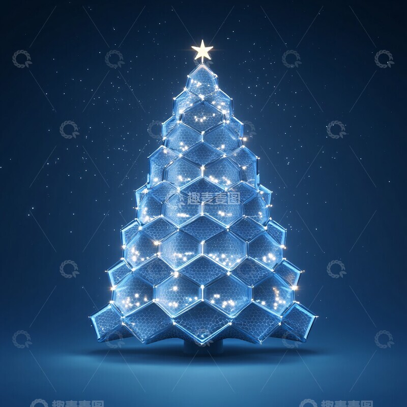 蜂窝六边形圣诞树2