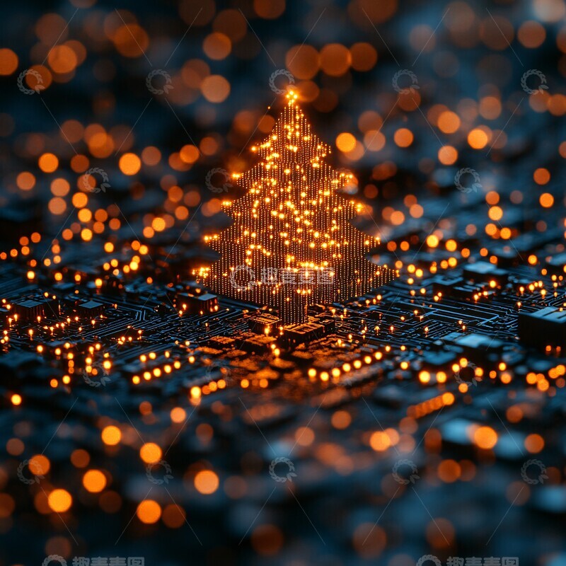 高清大图下载【趣麦麦图】比特币网络光纤艺术2