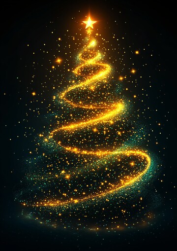 发光圣诞树发光圣诞树黄灯3