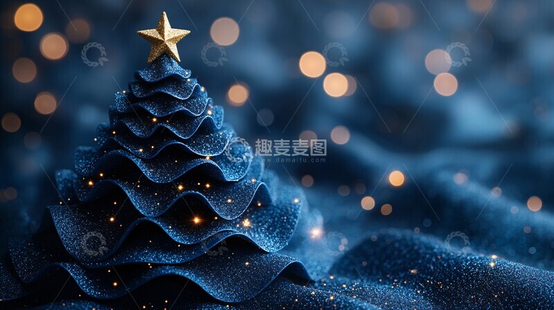 高清大图下载【趣麦麦图】银河树形圣诞1