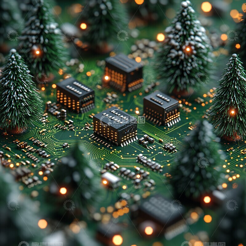 高清大图下载【趣麦麦图】-电子圣诞卡片设计2