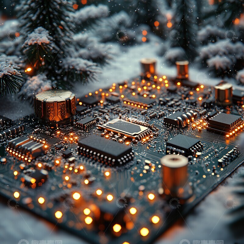 高清大图下载【趣麦麦图】电子圣诞卡片设计1