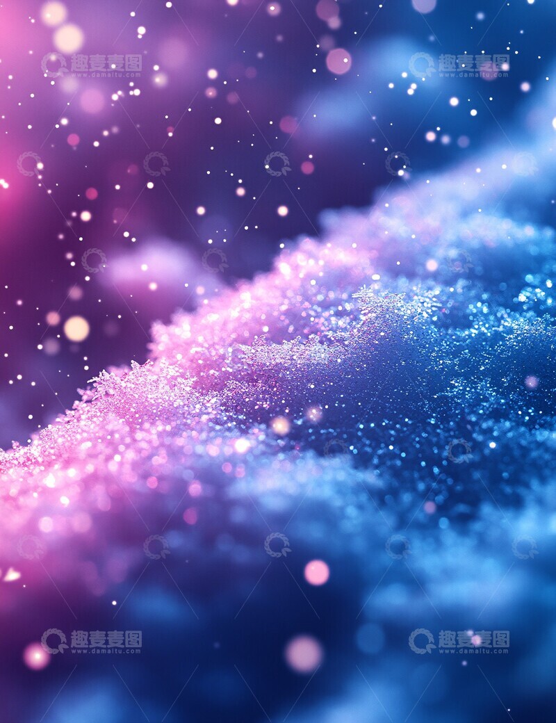 雪景装饰背景图3