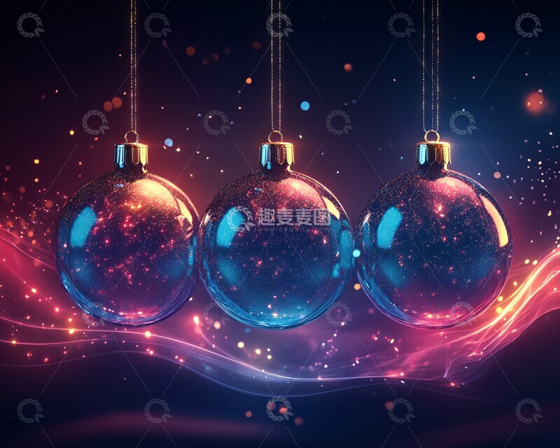 高清大图下载【趣麦麦图】新年未来氛围2