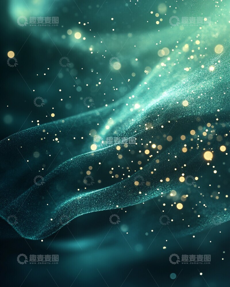 高清大图下载【趣麦麦图】-深青背景节日推广