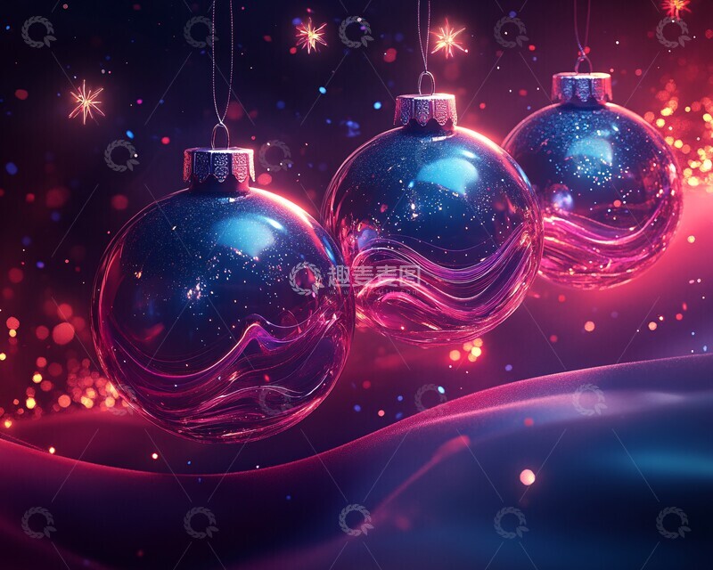 高清大图下载【趣麦麦图】新年未来氛围3