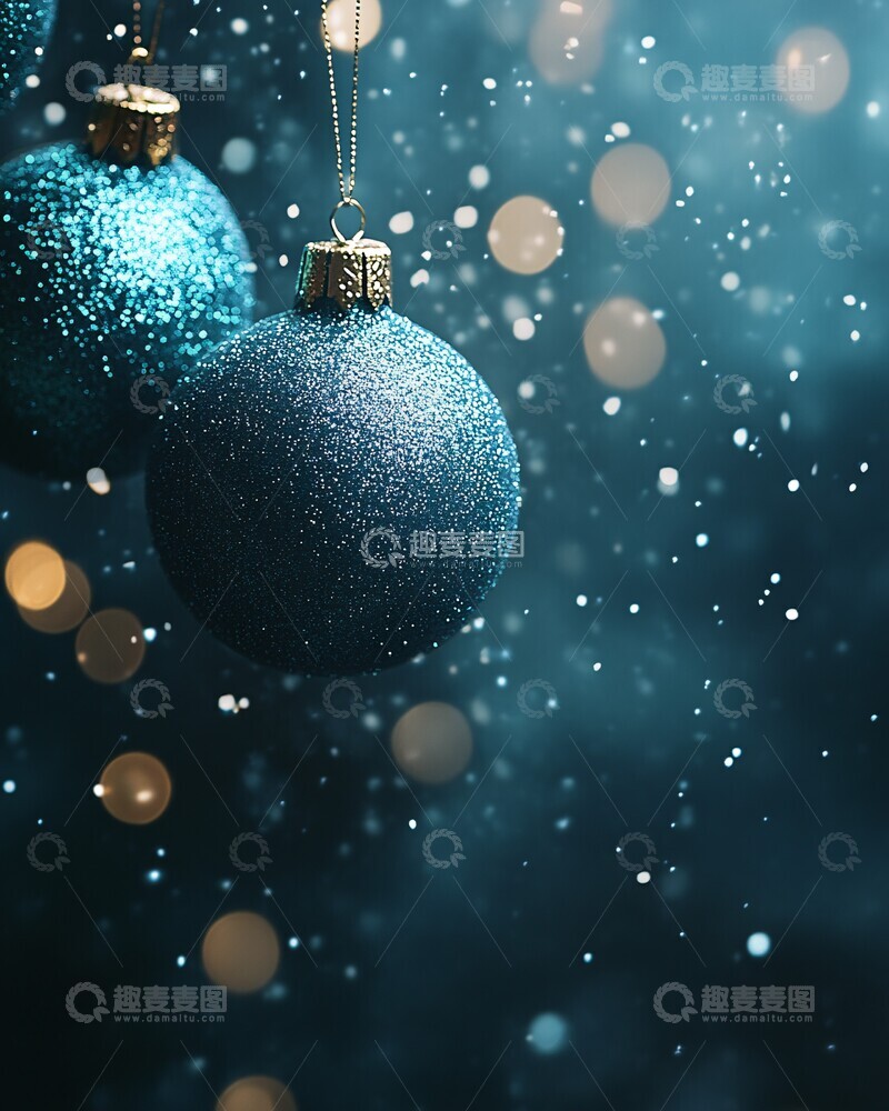 高清大图下载【趣麦麦图】-深青背景节日推广3