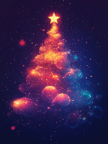 生物细胞圣诞树2