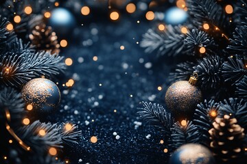 深海冬日圣诞背景3