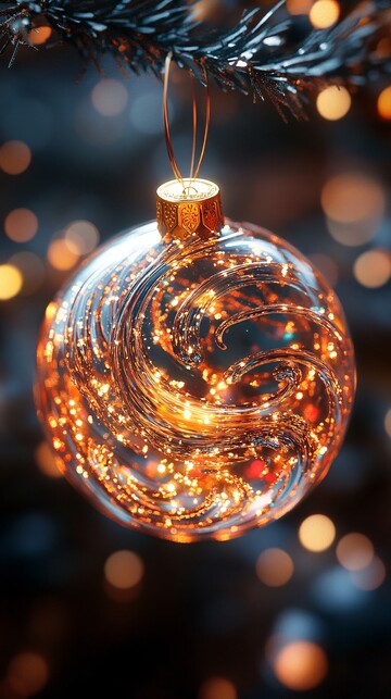 新年球图案新年图案摄影1