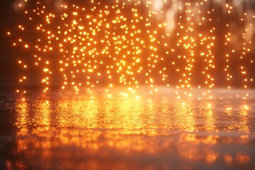 金色光点悬浮背景2