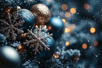 深海冬日圣诞背景2