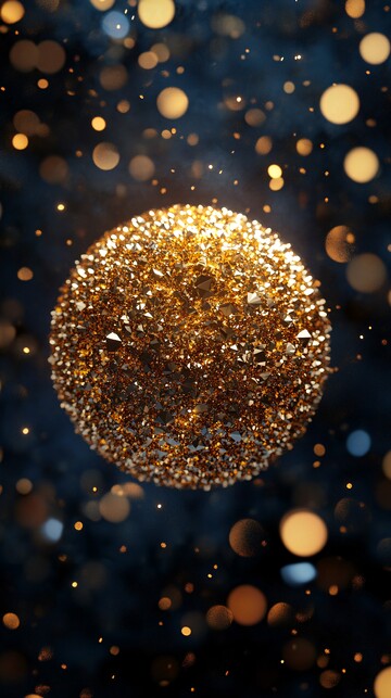 新年球图案新年图案摄影3