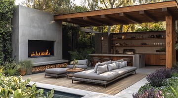 户外休闲区设计1