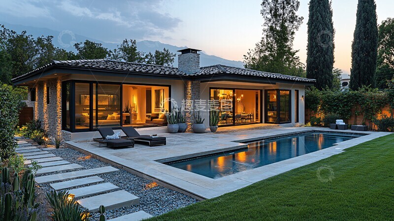 高清大图下载【趣麦麦图】后院附房景观