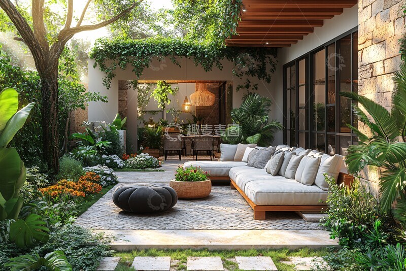 高清大图下载【趣麦麦图】法式庭院精致设计2