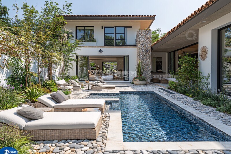 高清大图下载【趣麦麦图】法式庭院精致设计3