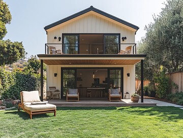 两层小屋草坪景观1