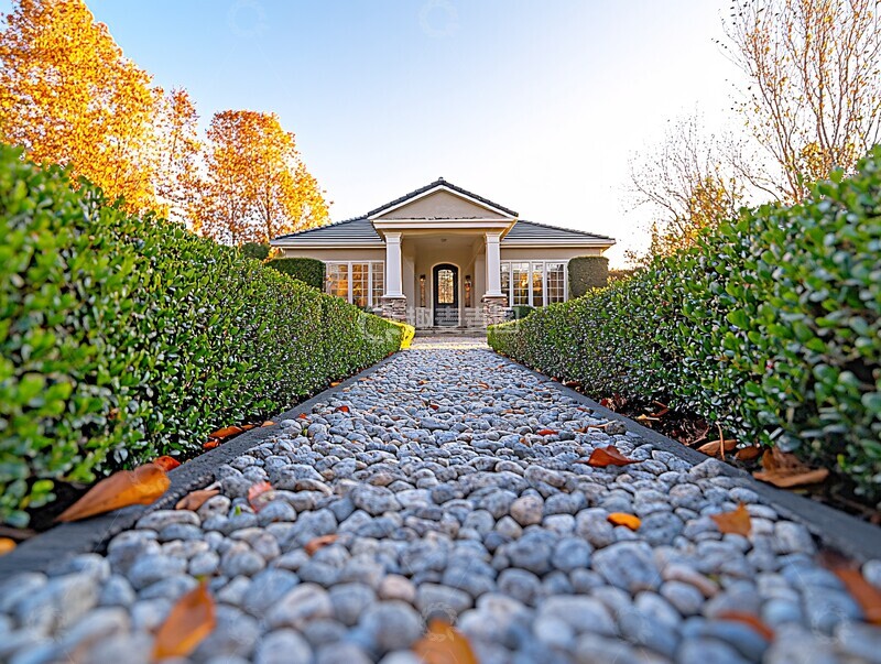 高清大图下载【趣麦麦图】房屋前门入口照2