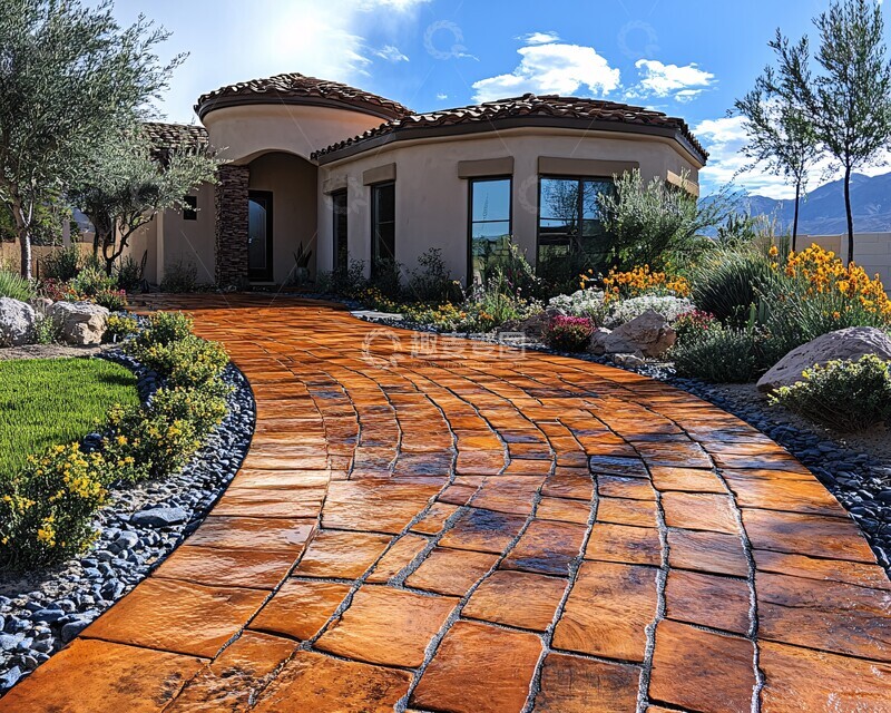 高清大图下载【趣麦麦图】红砖大车道前院