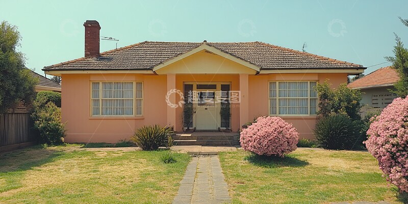 家庭住宅正立面