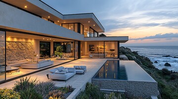 现代海岸住宅外观