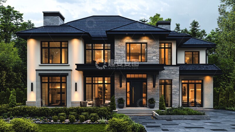 高清大图下载【趣麦麦图】象牙壁炭黑窗1