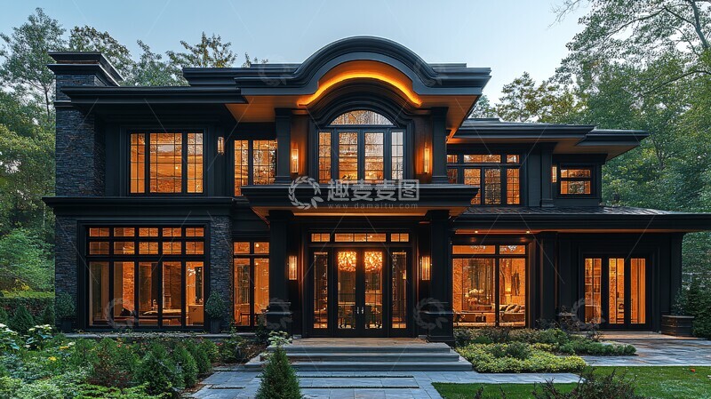 高清大图下载【趣麦麦图】豪华住宅街区景