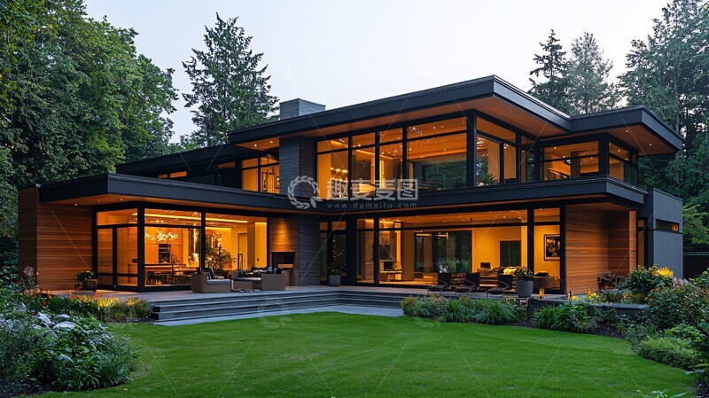 木窗绿景现代宅1