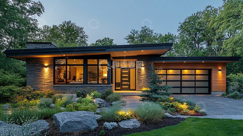 高清大图下载【趣麦麦图】夜晚前门灯光2