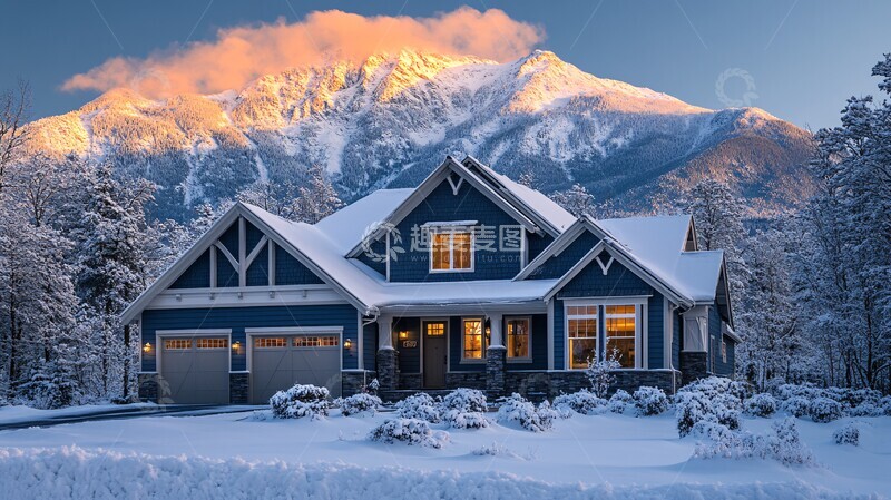 高清大图下载【趣麦麦图】新屋顶山景房1